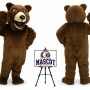 Happy Furry Bear Mascot Costume