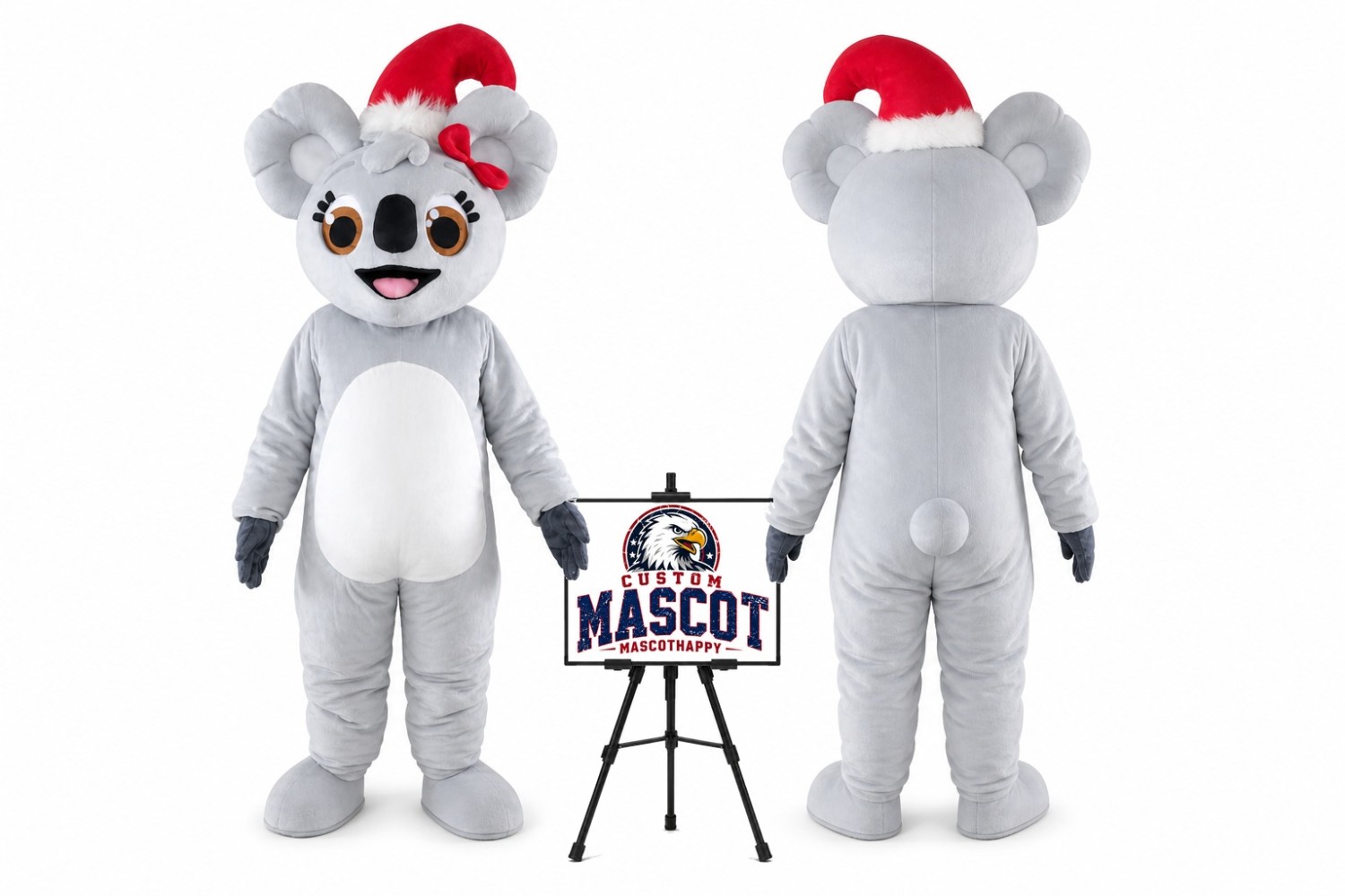 Happy Christmas Koala Mascot Costume for Christmas Events