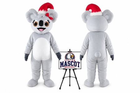 Happy Christmas Koala Mascot Costume for Christmas Events