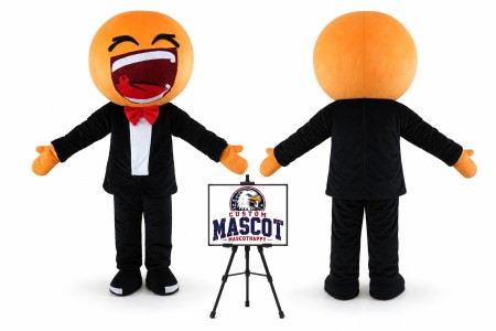 Happy Face Mascot Costume