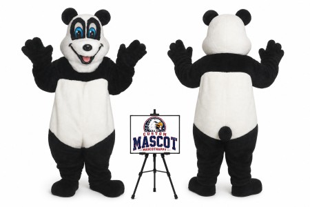 Happy Panda Bear Mascot Costume