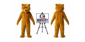 Orange Animal Groundhog Mascot Costume Orange Animal Groundhog Mascot Costume