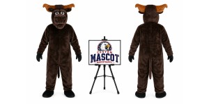Brown Animal Bull Mascot Costume