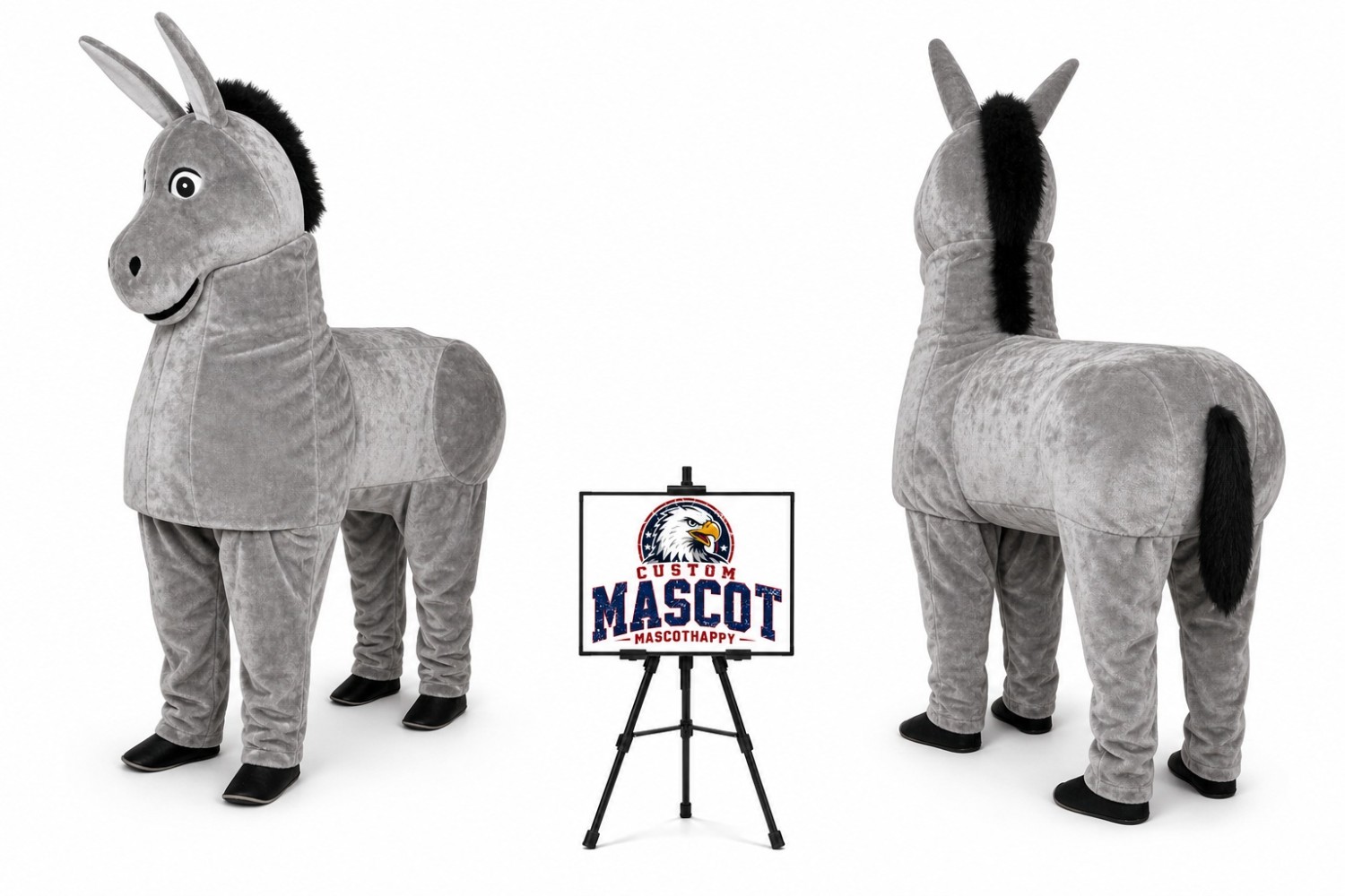 Person Donkey Horse Mascot Costume Person Donkey Horse Mascot Costume