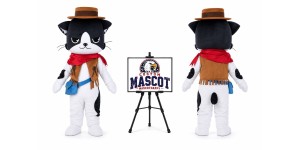 Animal Cartoon Animal American Cowboy Cat Mascot Costume Animal Cartoon Animal American Cowboy Cat Mascot Costume