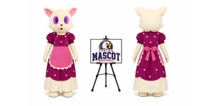 Animal Cartoon Cat Teacher Mascot Costume Animal Cartoon Cat Teacher Mascot Costume