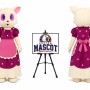 Animal Cartoon Cat Teacher Mascot Costume