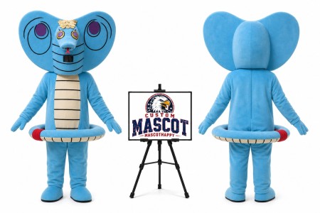 Animal Cartoon Eye Snake Mascot Costume