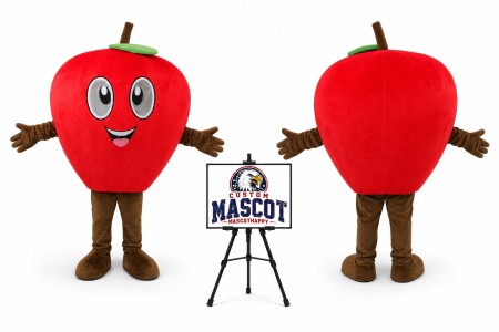 Adult Apple Fruit Mascot Costume for Food Events