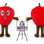 Adult Apple Fruit Mascot Costume for Food Events