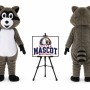 Animal Cartoon Raccoon Mascot Costume