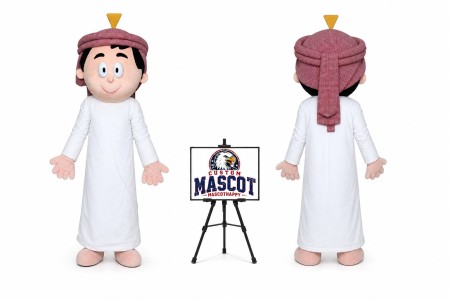 Adult Arab Boy Mascot Costume