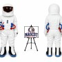 Adult Astronaut Mascot Costume