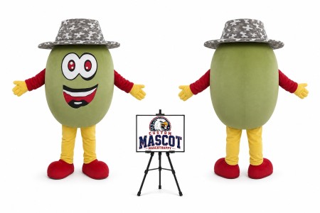 Adult Avocado Kiwi Fruit Mascot Costume