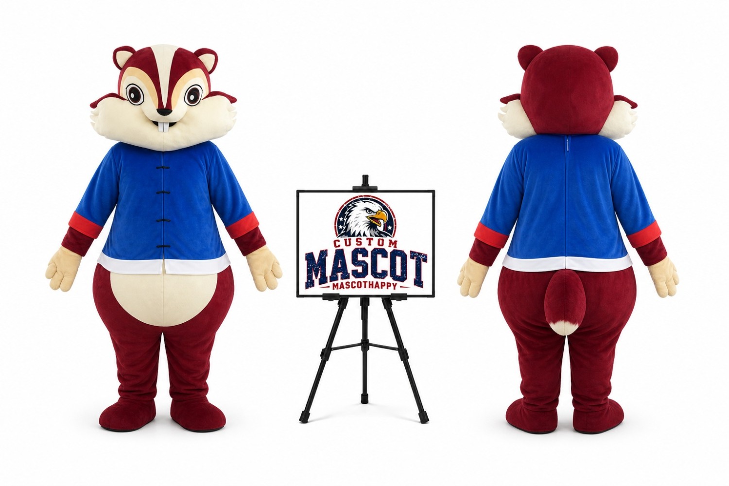 Animal Cartoon Chipmunk Squirrel Mascot Costume Animal Cartoon Chipmunk Squirrel Mascot Costume
