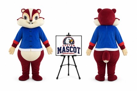 Animal Cartoon Chipmunk Squirrel Mascot Costume