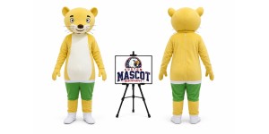 Orange Animal Cartoon Tiger Cub Mascot Costume
