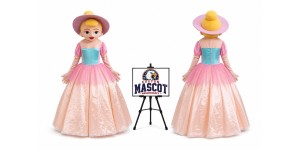 Adult Beautiful Lady Girl Mascot Costume Adult Beautiful Lady Girl Mascot Costume