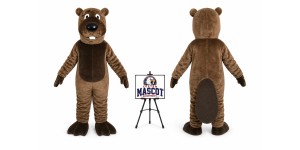 Brown Adult Beaver Mascot Costume Brown Adult Beaver Mascot Costume