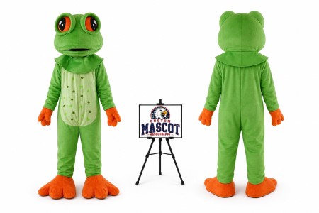 Adult Big Eyes Frog Mascot Costume