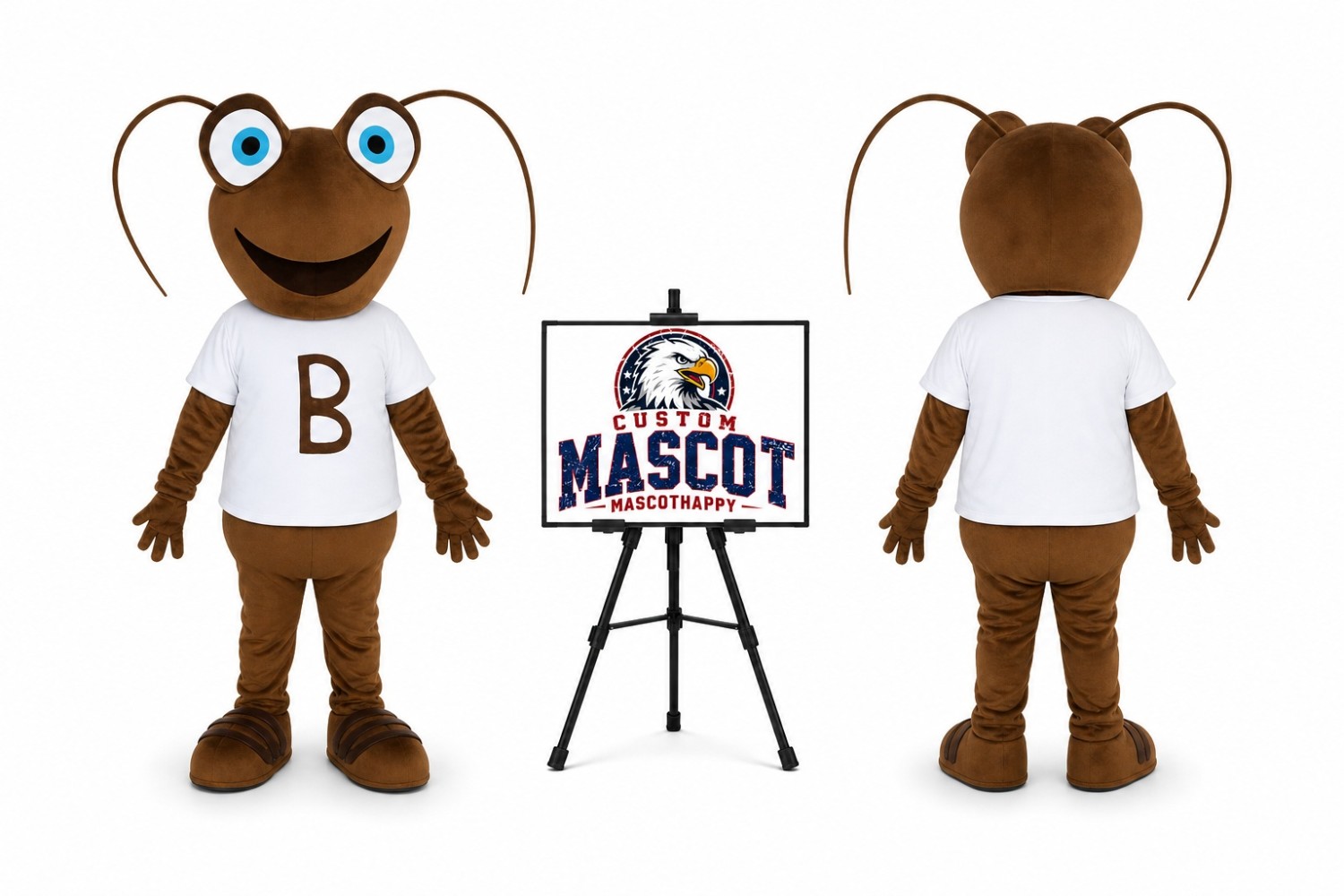 Brown Animal Cartoon Insect Ant Mascot Costume