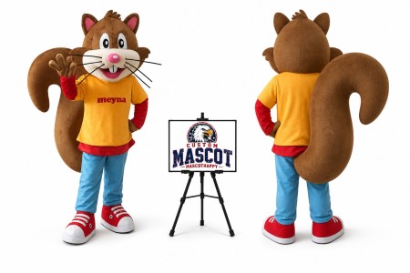 Adult Big Long Tail Squirrel Mascot Costume