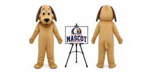 Brown Animal Cartoon Little Dog Mascot Costume Brown Animal Cartoon Little Dog Mascot Costume
