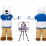 Adult Big Polar Bear Mascot Costume