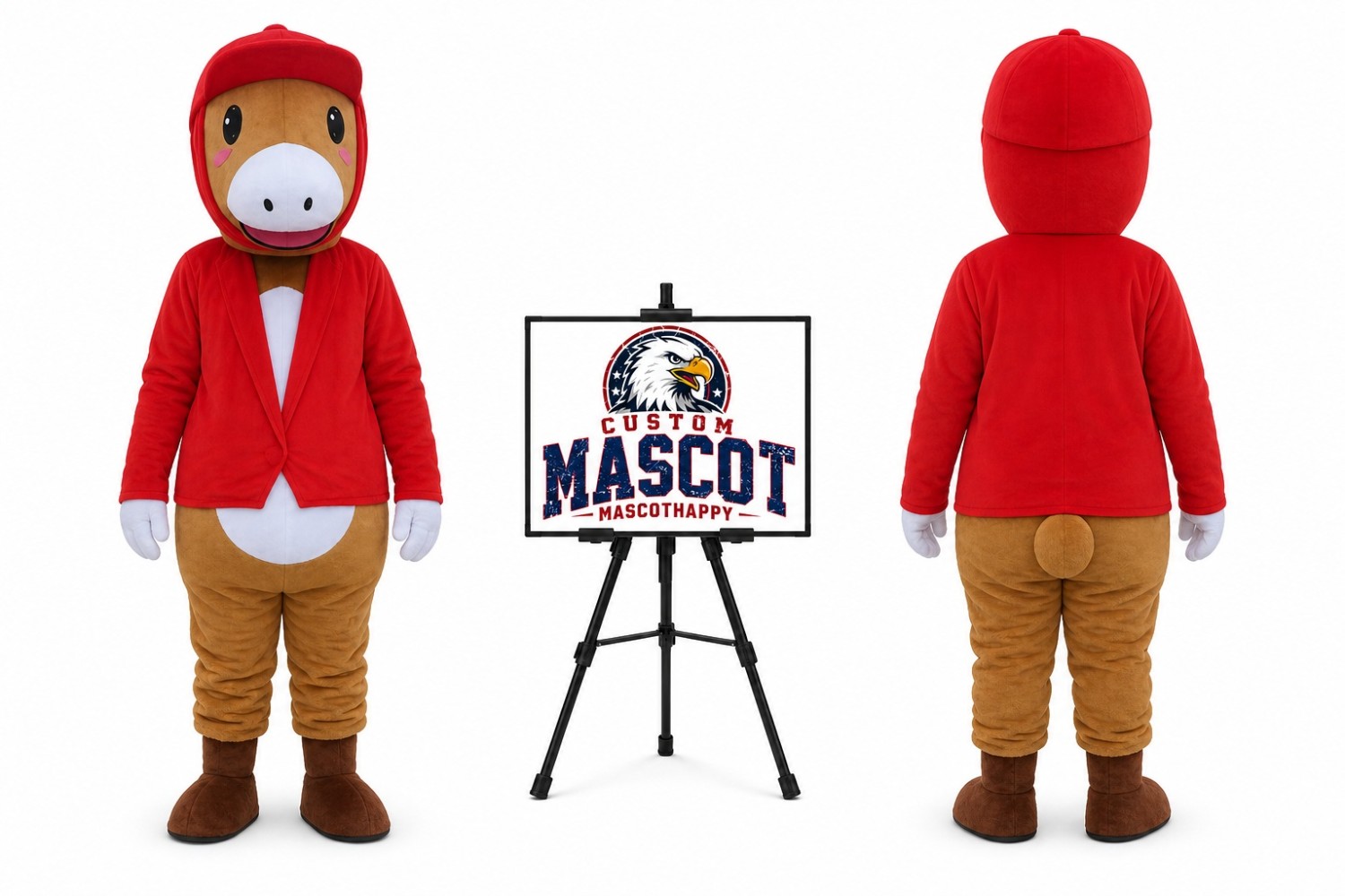 Animal Cartoon Little Horse Mascot Costume Animal Cartoon Little Horse Mascot Costume