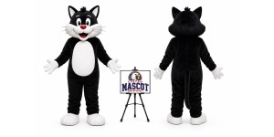 Adult & Cat Mascot Costume Adult & Cat Mascot Costume