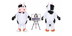 Adult & Milk Cow Mascot Costume Adult & Milk Cow Mascot Costume