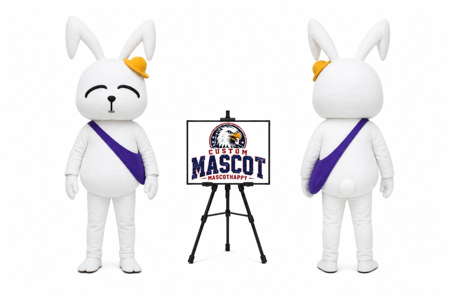 Animal Cartoon Plush Cartoon Rabbit Mascot Costume for Easter Events Animal Cartoon Plush Cartoon Rabbit Mascot Costume for Easter Events