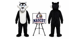 Adult Wolf Mascot Costume Adult Wolf Mascot Costume