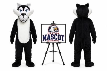 Adult Wolf Mascot Costume