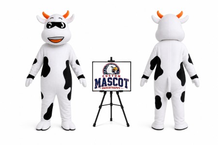 Animal Cartoon Plush Cow Mascot Costume