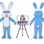 Adult Bunny Rabbit Easter Mascot Costume for Easter Events