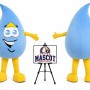 Adult Water Drop Mascot Costume