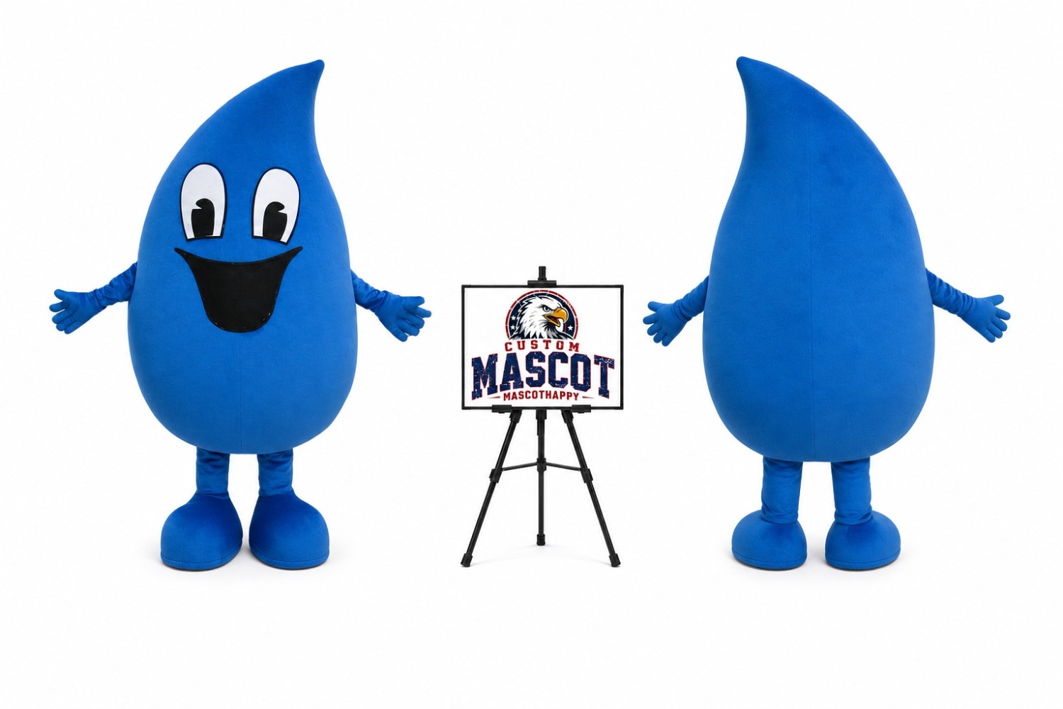 Adult Water Drop Mascot Costume Adult Water Drop Mascot Costume