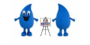 Adult Water Drop Mascot Costume Adult Water Drop Mascot Costume