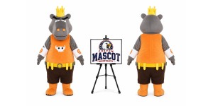 Animal Cartoon Hippo Mascot Costume