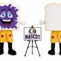 Adult Bread Mascot Costume for Food Events