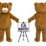 Adult Bear Mascot Costume