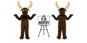 Adult Moose Mascot Costume Adult Moose Mascot Costume