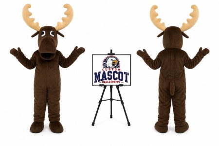 Adult Moose Mascot Costume