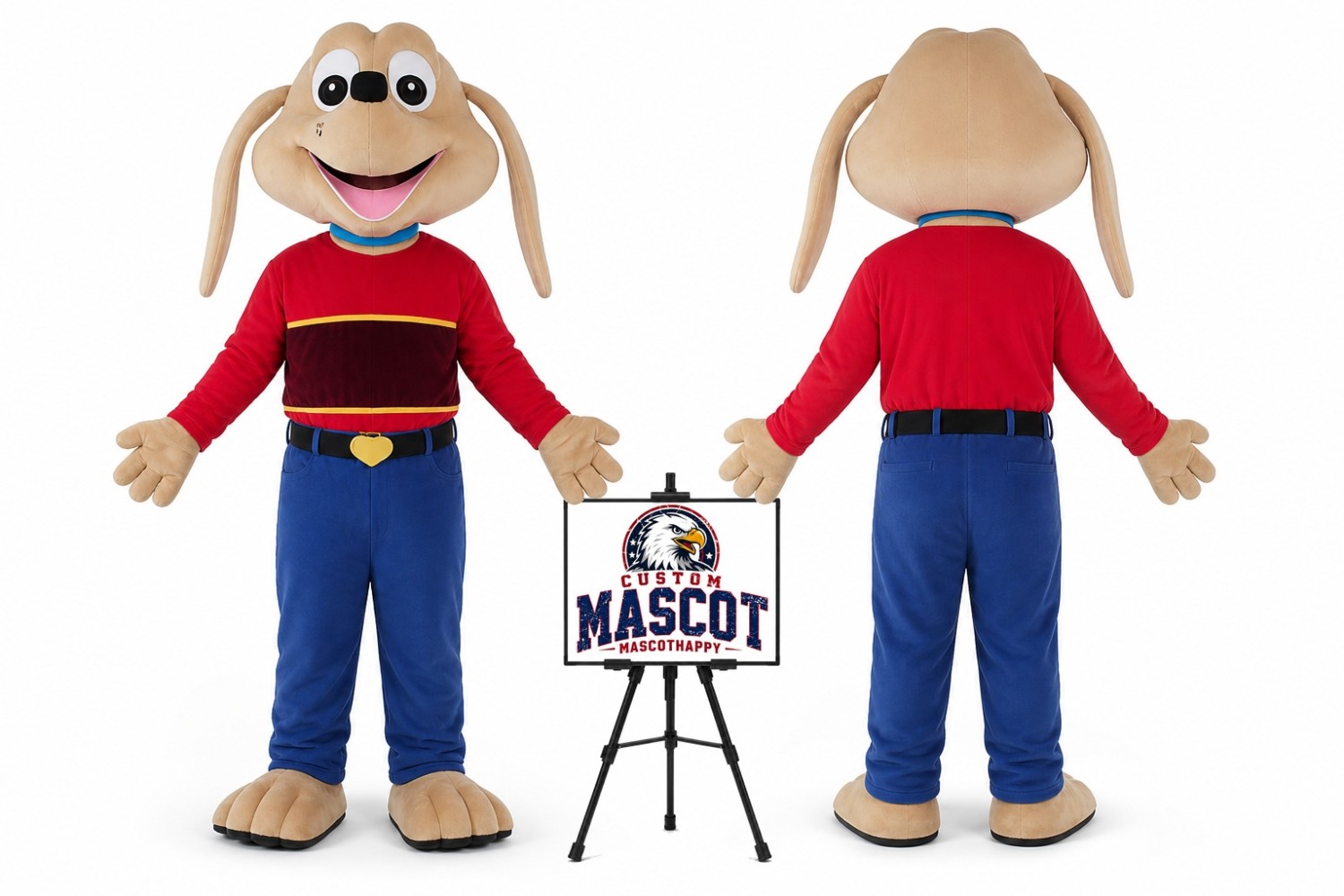 Cartoon Animal Long-Eared Dog Mascot Costume Cartoon Animal Long-Eared Dog Mascot Costume