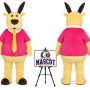 Cartoon Animal Tie Deer Mascot Costume