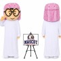 Cartoon Arabian Boy Mascot Costume
