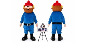 Cartoon Bearded Russian Mascot Costume Cartoon Bearded Russian Mascot Costume