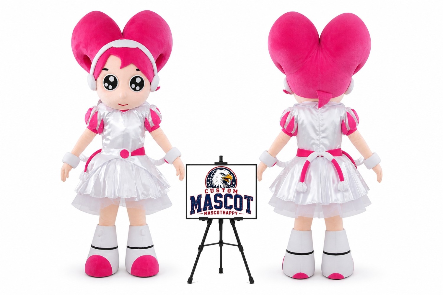 Cartoon Beauty Girl Mascot Costume Cartoon Beauty Girl Mascot Costume
