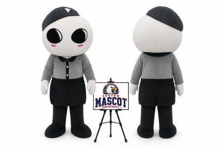 Cartoon Big Eye Alien Mascot Costume